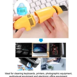 USB Mini-datortangentbordsdammsugare PC Laptop-borste Dammrengöringssats