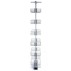 Köksorganiserare-Utdragbart Köksskafferi med Justerbar Höjd– 46 cm (D) x 170-195 cm (H) | Mjuk stängning | MonsterShop