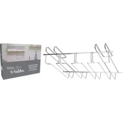 Vinglashängen-Utmärkt husgeråd vinglashållare för 12 glas metall 442492- USED