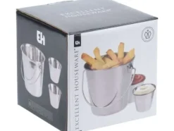 Utmärkt hushållsartiklar FRUKThink aptitretare snacks + 2x skålar för dipsås