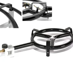 Gasbrännare-Utomhus Paellero Brännare, Miljövänlig Konstruktion, Hög Flödeskapacitet,Q500 - Ø 50 cm