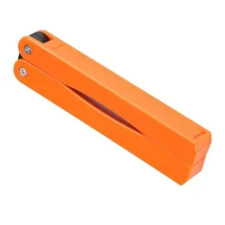 Köksknivar-Utomhuscamping Hopfällbar Dubbelsidig 400/600# Slipsten Bryne Slipverktyg (Gul)