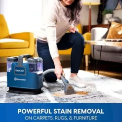 VACMASTER - ÅNGSTÄDARE FÖR FLÄCKAR PÅ MATTA OCH SOFFA - 500W - BLÅ