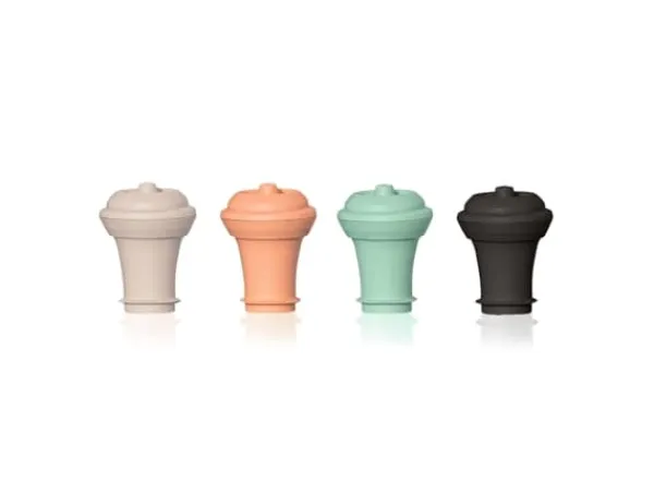Flaskstopp & Flaskförslutare-VACUVIN Wine Stoppers LOOP set/4 Vacuvin®