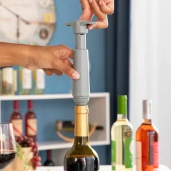 Flaskstopp & Flaskförslutare-Vakumpump och vinkorkar Winuum InnovaGoods (4 kåpor)