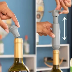 Flaskstopp & Flaskförslutare-Vakumpump och vinkorkar Winuum InnovaGoods (4 kåpor)