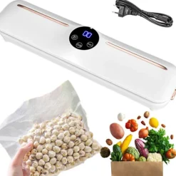 Vakuumförpackare-Vakuumförpackare - För mat + 10 påsar