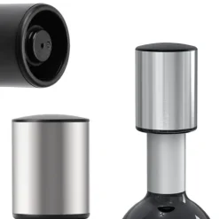 Flaskstopp & Flaskförslutare-Vakuumkork för Vinflaskor och Champagne Silver