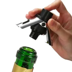 Flaskstopp & Flaskförslutare-Vakuumkork till Champagne – Champagneförslutare med Pump