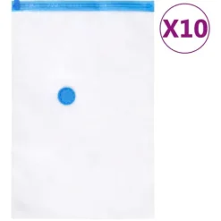 vidaXL Vakuumpåsar till kläder 3 storlekar 20 st