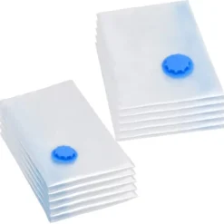 vidaXL Vakuumpåsar till kläder 2 storlekar 10 st