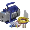 vidaXL Vakuumpump 1-stegs med 4-vägs grenrörsmätare