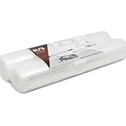 Vakuumrullar - ALFA - 28 cm x 6 m - Set om 2 - Förstärkt material - Mikrovågs- och fryskompatibel