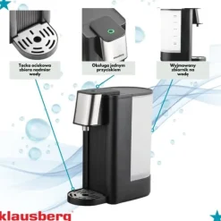Varmvattendispenserfördelare 2,5L KLAUSBERG KB-7877