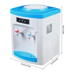 Vattenautomat - Bordsdispenser - Varm & Kall - Elektrisk 220V - För Hem & Kontor - Blå