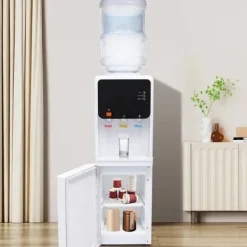 Vattenautomat - Bordsdispenser - Varm & Kall 220 V - För Hem & Kontor - Kompakt - Vit