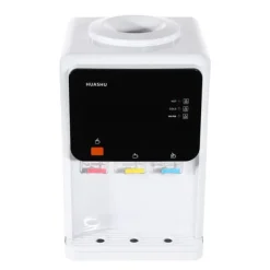 Vattenkylare-Vattenautomat, alternativ för varmt och kallt vatten, barnsäkerhetslås,VIT