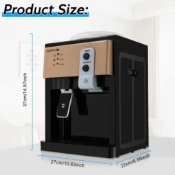 Vattenkylare-Vattenautomat, Fristående Varm & Kall, Kompakt Bänkmontage Modell,Champagne