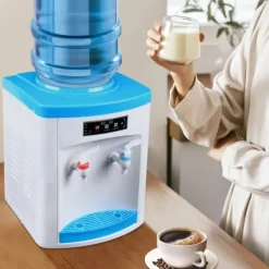 Vattenkylare-Vattenbehållare, Energisparande, Stort Kapacitet, Varmt och Kallt Vatten, Kompakt Design, Bordplacering