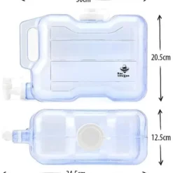 Vattendispenser - Bar Amigos - 5,5L - Plast PETG - Bärbar - Läckagefri