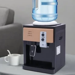 Vattendispenser - Bordsvattenkylare - Varm/Kall - Snabb Kylning & Uppvärmning - Tryckknapp - Kompakt - 3,5–18,9 L