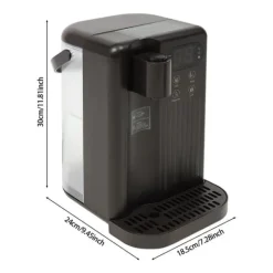 Vattenkylare-Vattendispenser - Elektrisk bordsmodell - 3 L Kapacitet - 12 Temperatursteg 25–99°C - 220–240 V 50 Hz - PP-material - Svart