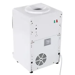 Vattendispenser, bordsmodell, 500W varm och kall, säkerhetslås, enkel användning, för hem/kontor, vit