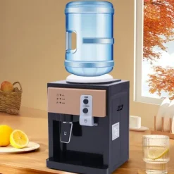 Vattenkylare-Vattendispenser, varmt och kallt vatten, rostfritt stålkonstruktion