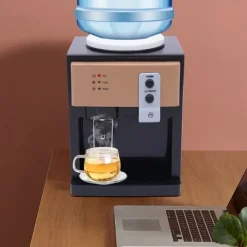 Vattenkylare-Vattendispenser, varmt och kallt vatten, rostfritt stålkonstruktion