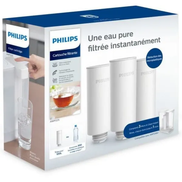 Philips Vattenfilter - - AWP225/24 - 2x mer vatten - 4x snabbare - Aktivt kol