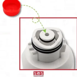 Vattenfilter-Vattenfilter - SOS ACCESSOIRE - DA29-00020B - Kompatibel med BEKO, ROSIERES, SAMSUNG - Lätt att installera
