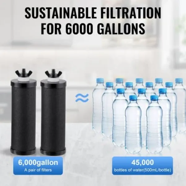 Vattenfiltersystem, 28.5x49.5 cm, rostfritt stål