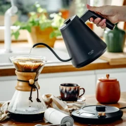 Vattenkokare med lång pip LED-display och temperaturkontroll 1,0L