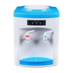 Vattenkylare-Vattenkylare, varm- och kallvattenutmatning, indikatorlampor,Blå