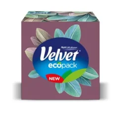 Pappersnäsdukar-Velvet Cube universalvåtservetter, 56 st.