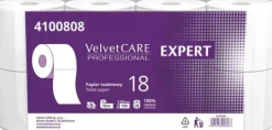 Toalettpapper-VELVET Expert cellulosa toalettpapper, 3-lagers, 8 st., vit VLP-4100837