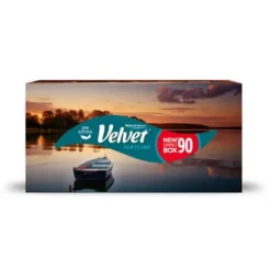 Pappersnäsdukar-Velvet Nature universalservetter, 90 st.