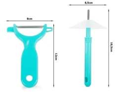 Matskalare & Urkärningsverktyg-Vertikal Skalare - Skala frukt & grönsaker