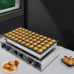 Våffeljärn-Våffeljärn - Våffelmaskin - Professionell - 50 hål - Nonstick-beläggning - 110/220 V - Elektrisk