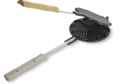 våffeljärn gjutjärn, våffeljärn öppen eld, BRIV VÅFFELJÄRN GJUTJÄRN