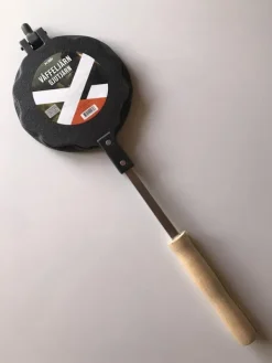 våffeljärn gjutjärn, våffeljärn öppen eld, BRIV VÅFFELJÄRN GJUTJÄRN