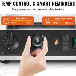 Våffeljärn-Våffelmaskin 4ST, Kommersiell Rund, 1750W, Non-stick, Snabb uppvärmning, Långvarig hållbarhet, Enkel rengöring