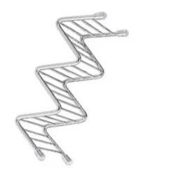 V-formad tacohållare i rostfritt stål för majs- och vårrullar - 2-3 galler - 6,3x13,5x4,5 cm