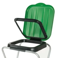 Källsorteringskärl-Vägghängd hållare för sopsortering, 3 färger - 120L påsar