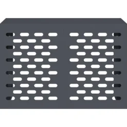 vidaXL Antracit Stål 90 x 40 x 60 cm Hållbar Luftkonditioneringsskydd