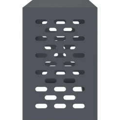 vidaXL Antracit Stål 90 x 40 x 60 cm Hållbar Luftkonditioneringsskydd