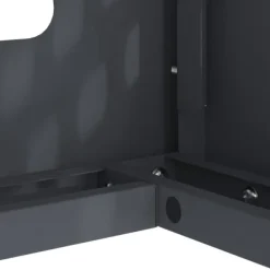 vidaXL Antracit Stål 90 x 40 x 60 cm Hållbar Luftkonditioneringsskydd