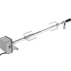 vidaXL Grillugnar & Ugnar Med Roterande Stekspett-BBQ-grillspett med professionell motor stål 900 mm - Grillugnar & ugnar med roterande stekspett