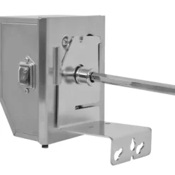 vidaXL Grillugnar & Ugnar Med Roterande Stekspett-BBQ-grillspett med professionell motor stål 900 mm - Grillugnar & ugnar med roterande stekspett