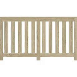 vidaXL Elementskydd sonoma-ek 149x20x82 cm konstruerat trä